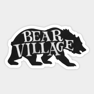 Bear Village (Grizzly) Sticker